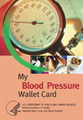 Blood Pressure Wallet Card