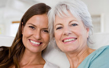 Mother and Daughter Posed